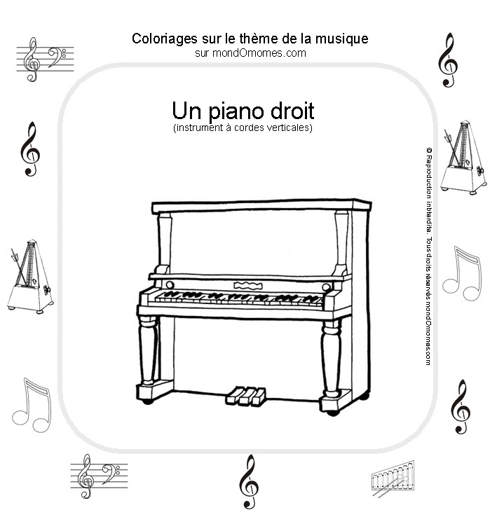 Disegno da colorare: Strumenti musicali (Oggetti) #167196 - Pagine da Colorare Stampabili Gratuite