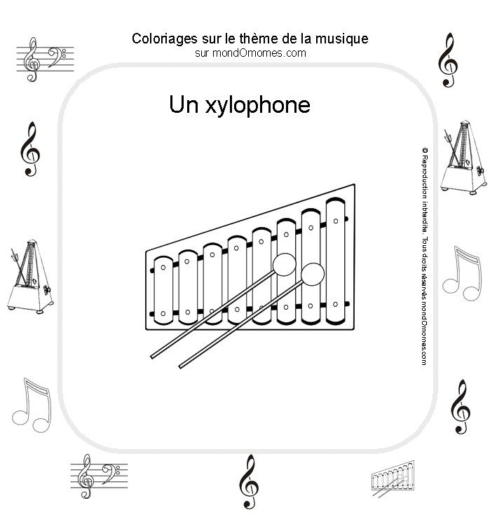 Disegno da colorare: Strumenti musicali (Oggetti) #167239 - Pagine da Colorare Stampabili Gratuite