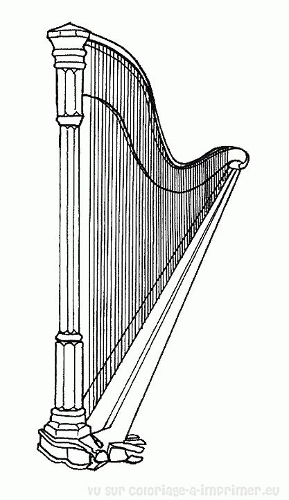 Disegno da colorare: Strumenti musicali (Oggetti) #167300 - Pagine da Colorare Stampabili Gratuite