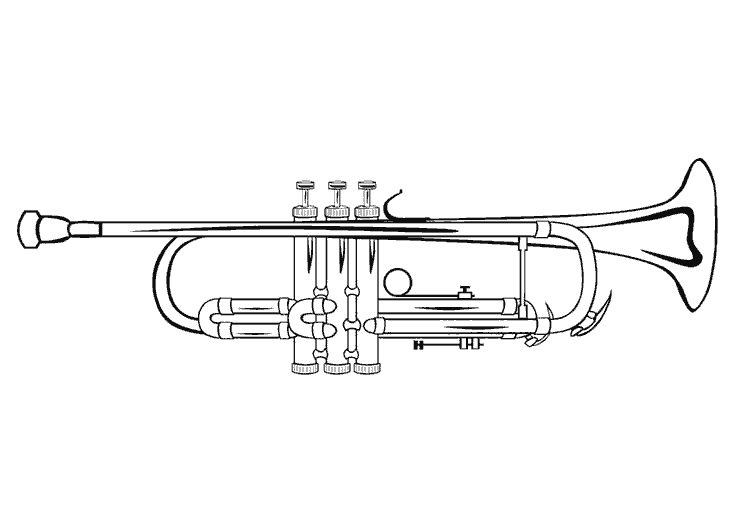 Disegno da colorare: Strumenti musicali (Oggetti) #167369 - Pagine da Colorare Stampabili Gratuite