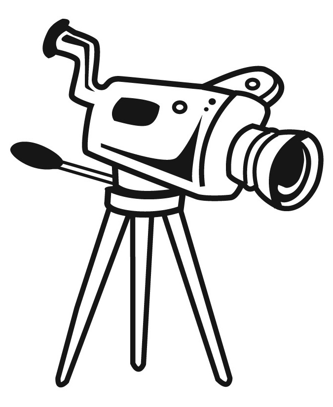 Disegno da colorare: Videocamera (Oggetti) #120183 - Pagine da Colorare Stampabili Gratuite
