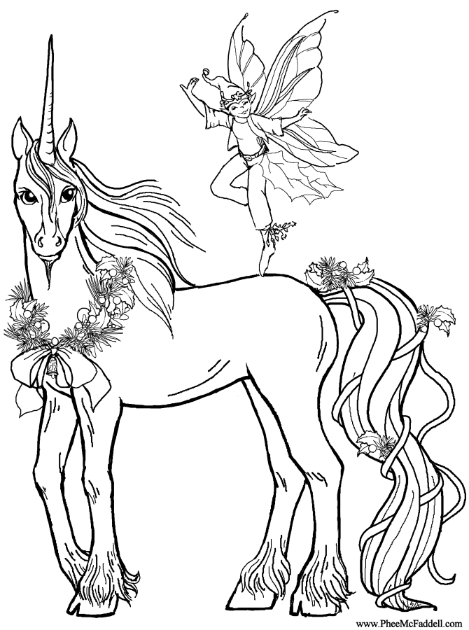 Disegno da colorare: Unicorno (Personaggi Fantasy e Avventura) #19430 - Pagine da Colorare Stampabili Gratuite