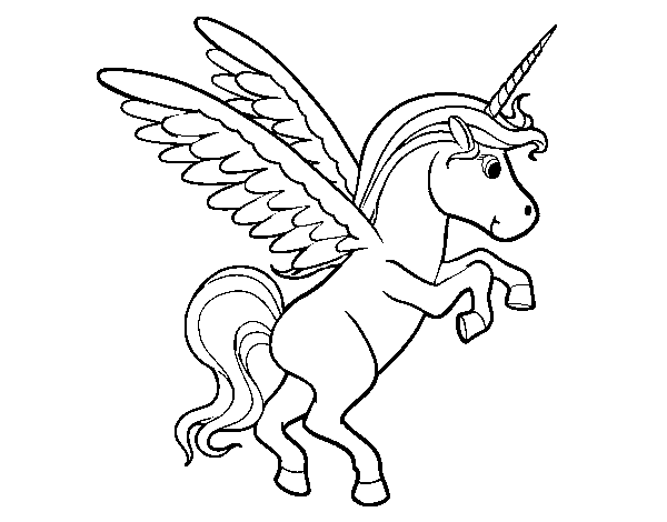Disegno da colorare: Unicorno (Personaggi Fantasy e Avventura) #19623 - Pagine da Colorare Stampabili Gratuite