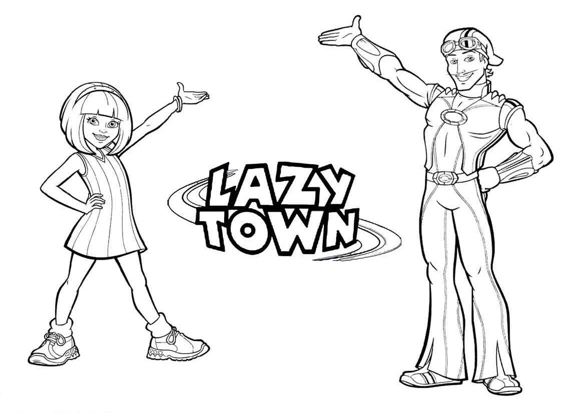 Disegno da colorare: Benvenuti a Lazy Town (spettacoli televisivi) #150805 - Pagine da Colorare Stampabili Gratuite