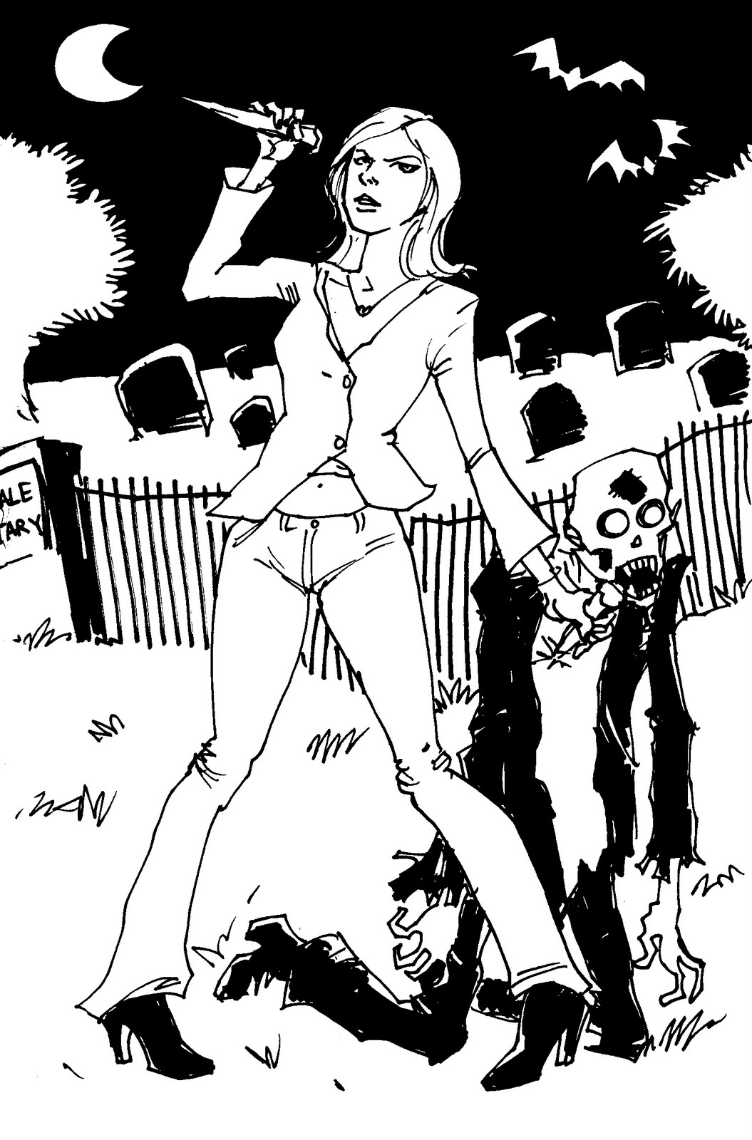 Disegno da colorare: Buffy l'uccisore di vampiri (spettacoli televisivi) #152697 - Pagine da Colorare Stampabili Gratuite