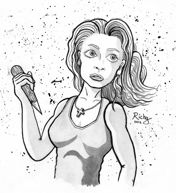 Disegno da colorare: Buffy l'uccisore di vampiri (spettacoli televisivi) #152701 - Pagine da Colorare Stampabili Gratuite