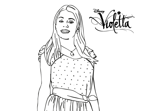 Disegno da colorare: Violetta (spettacoli televisivi) #170449 - Pagine da Colorare Stampabili Gratuite