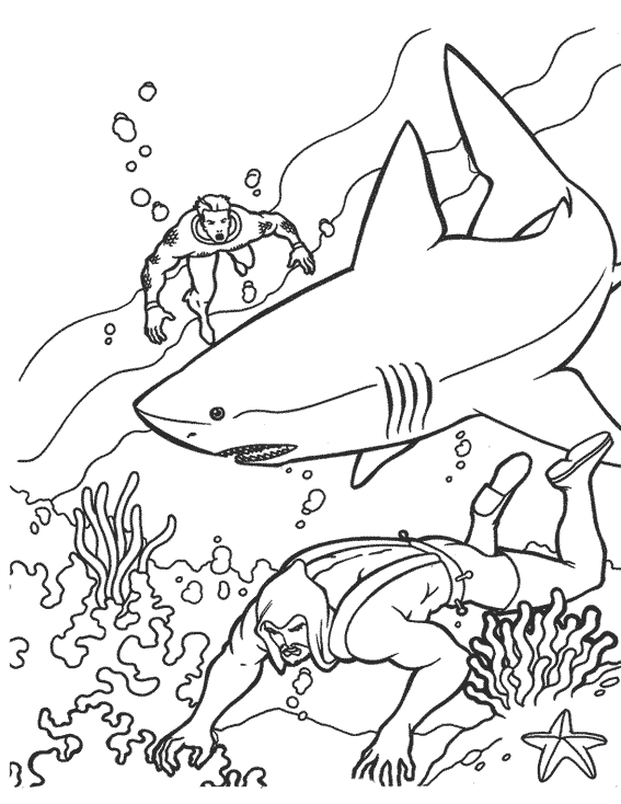 Disegno da colorare: Aquaman (Supereroe) #84974 - Pagine da Colorare Stampabili Gratuite