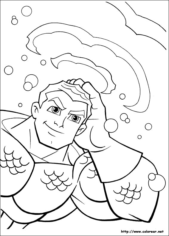Disegno da colorare: Aquaman (Supereroe) #85051 - Pagine da Colorare Stampabili Gratuite
