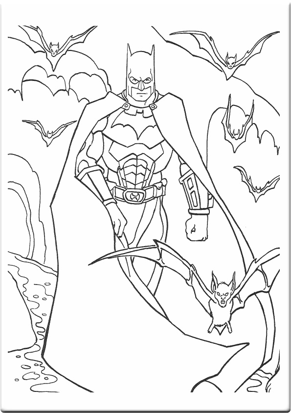 Disegno da colorare: Batman (Supereroe) #76837 - Pagine da Colorare Stampabili Gratuite