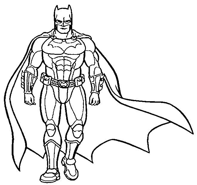 Disegno da colorare: Batman (Supereroe) #76843 - Pagine da Colorare Stampabili Gratuite