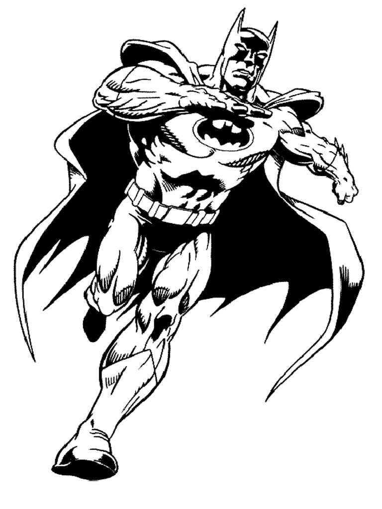 Disegno da colorare: Batman (Supereroe) #76848 - Pagine da Colorare Stampabili Gratuite