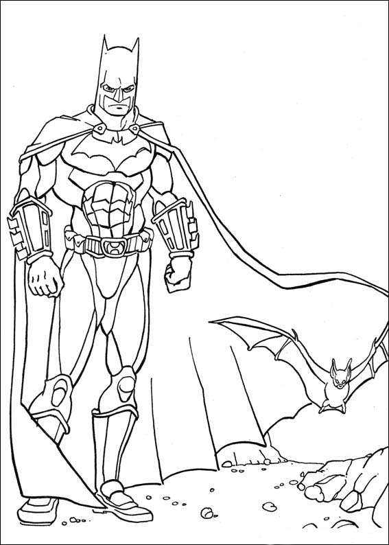 Disegno da colorare: Batman (Supereroe) #76861 - Pagine da Colorare Stampabili Gratuite