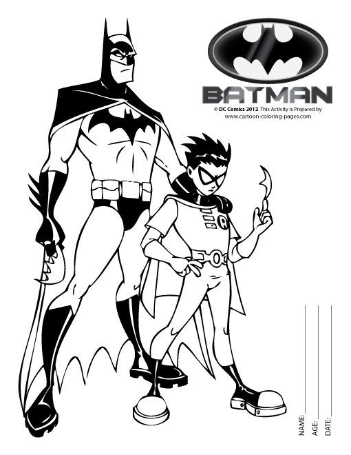 Disegno da colorare: Batman (Supereroe) #76862 - Pagine da Colorare Stampabili Gratuite