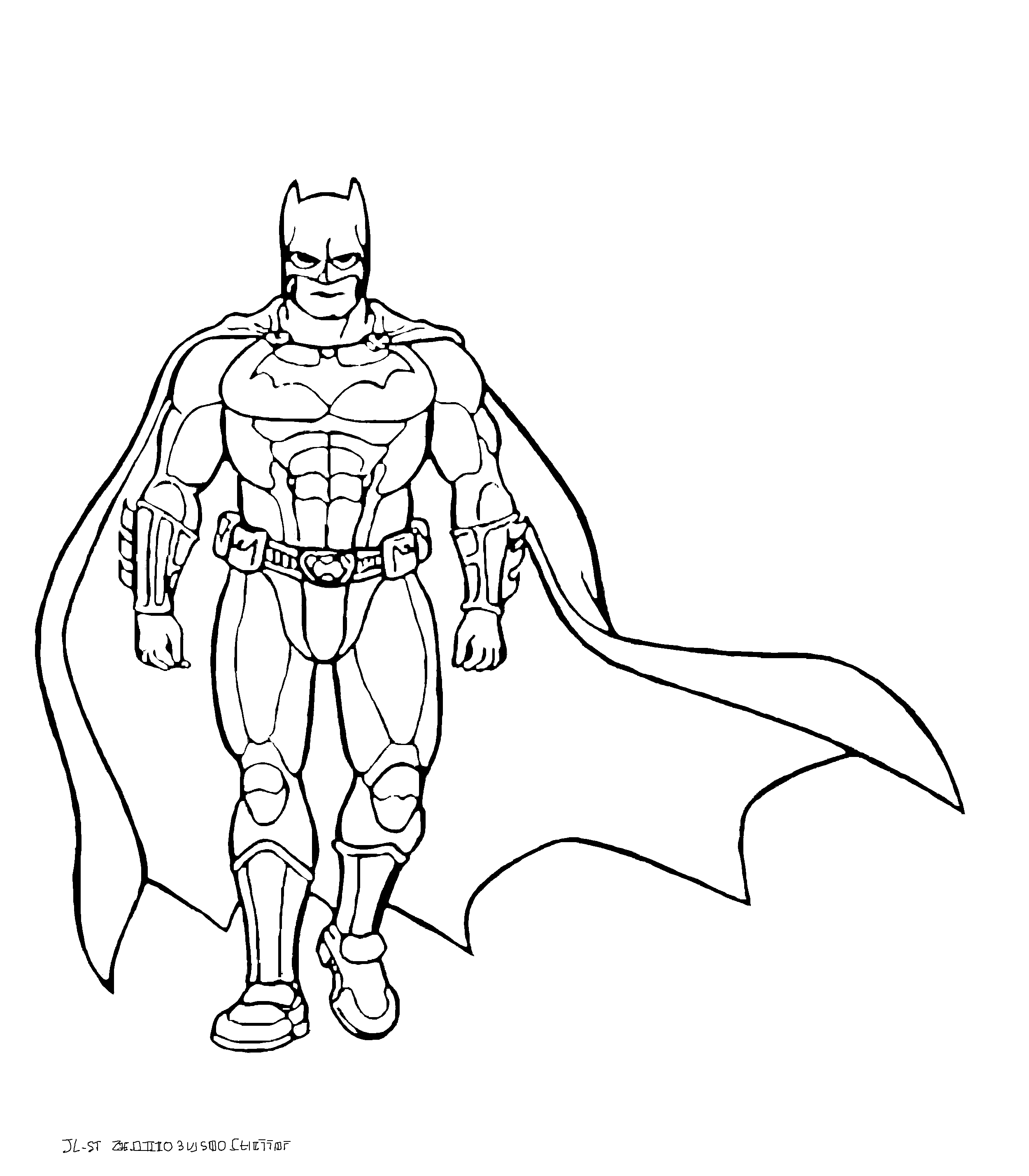 Disegno da colorare: Batman (Supereroe) #76871 - Pagine da Colorare Stampabili Gratuite