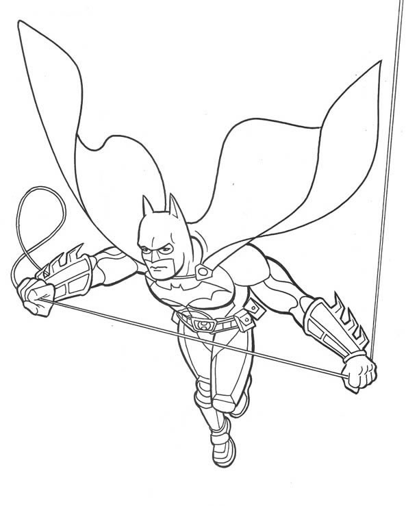 Disegno da colorare: Batman (Supereroe) #76899 - Pagine da Colorare Stampabili Gratuite