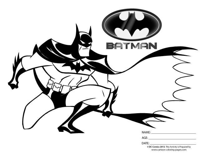 Disegno da colorare: Batman (Supereroe) #76918 - Pagine da Colorare Stampabili Gratuite