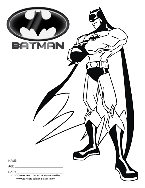 Disegno da colorare: Batman (Supereroe) #76922 - Pagine da Colorare Stampabili Gratuite