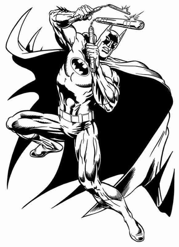 Disegno da colorare: Batman (Supereroe) #76925 - Pagine da Colorare Stampabili Gratuite