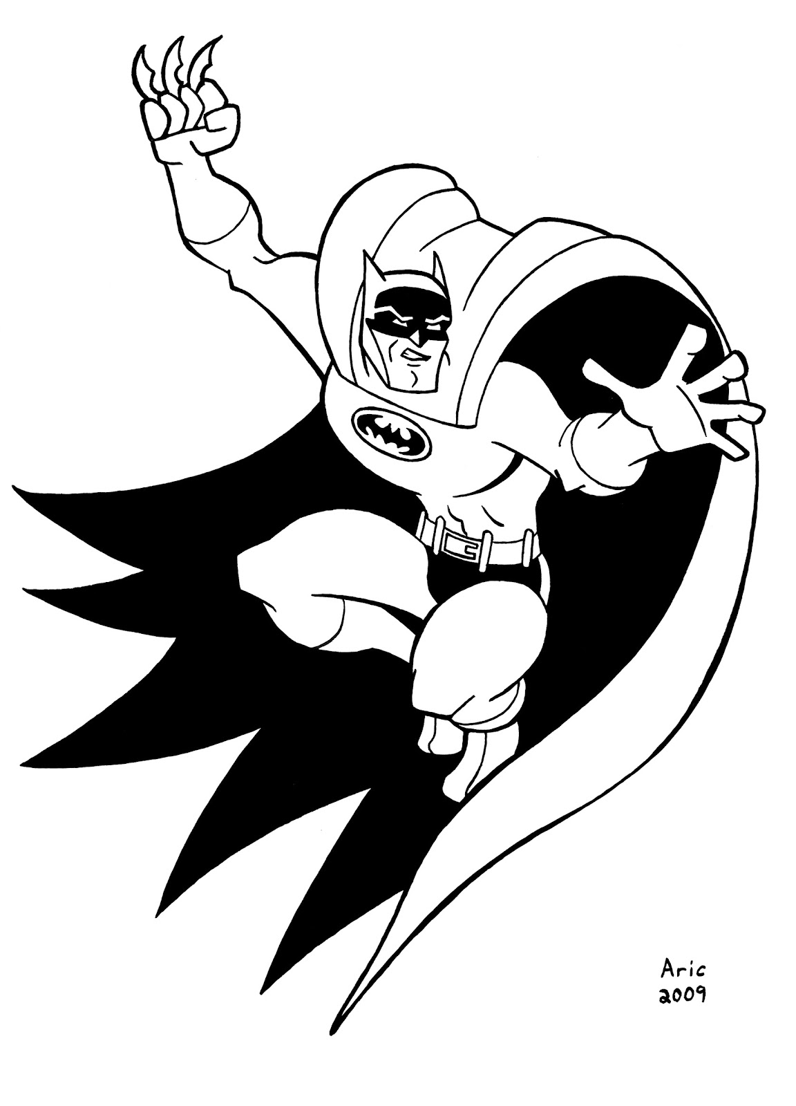 Disegno da colorare: Batman (Supereroe) #76954 - Pagine da Colorare Stampabili Gratuite