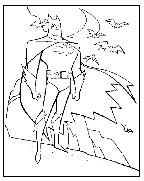 Disegno da colorare: Batman (Supereroe) #76961 - Pagine da Colorare Stampabili Gratuite