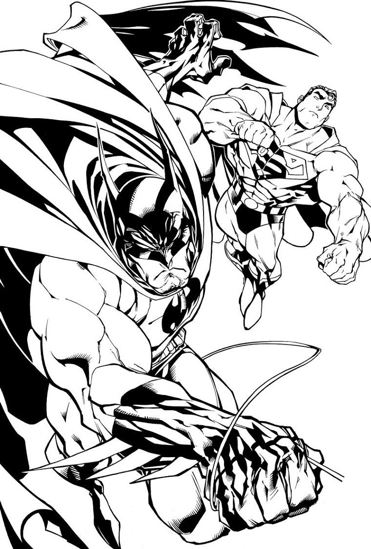 Disegno da colorare: Batman (Supereroe) #76965 - Pagine da Colorare Stampabili Gratuite