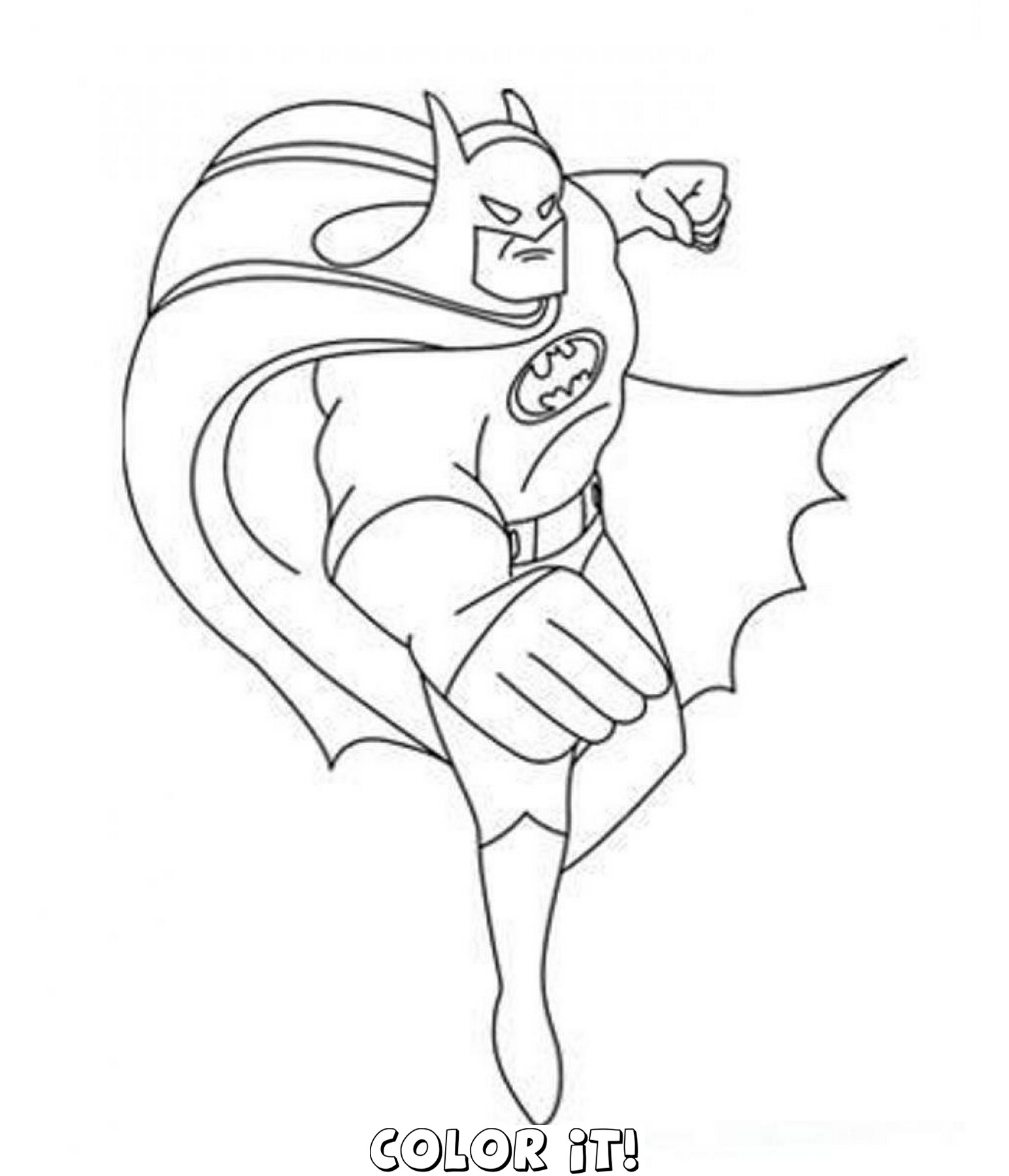 Disegno da colorare: Batman (Supereroe) #76969 - Pagine da Colorare Stampabili Gratuite