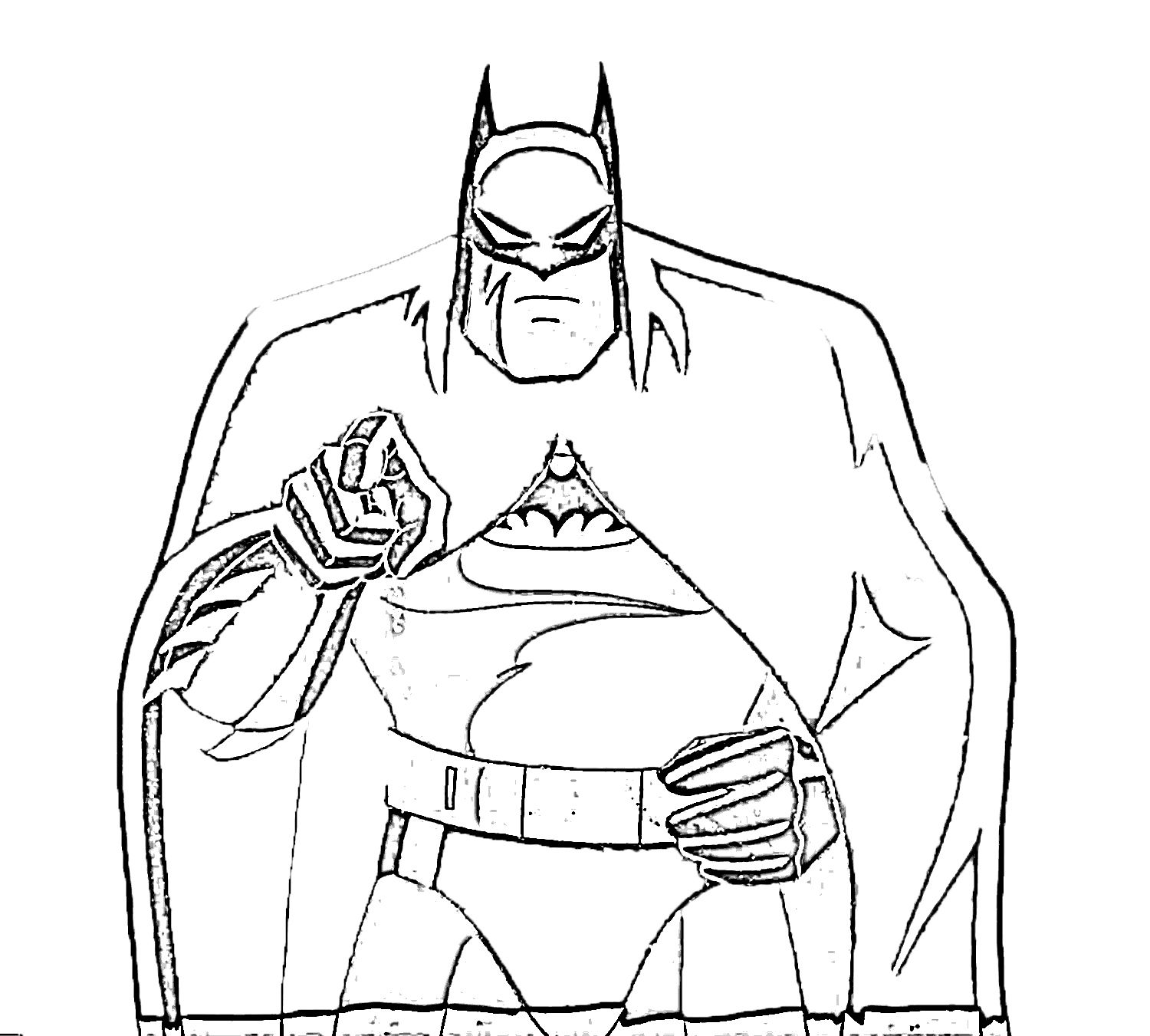 Disegno da colorare: Batman (Supereroe) #76986 - Pagine da Colorare Stampabili Gratuite