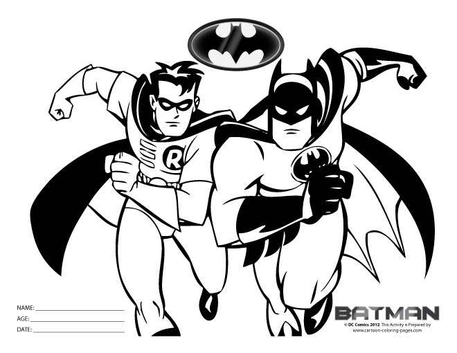 Disegno da colorare: Batman (Supereroe) #76988 - Pagine da Colorare Stampabili Gratuite