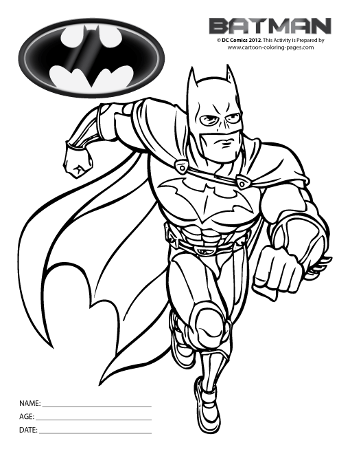 Disegno da colorare: Batman (Supereroe) #77003 - Pagine da Colorare Stampabili Gratuite