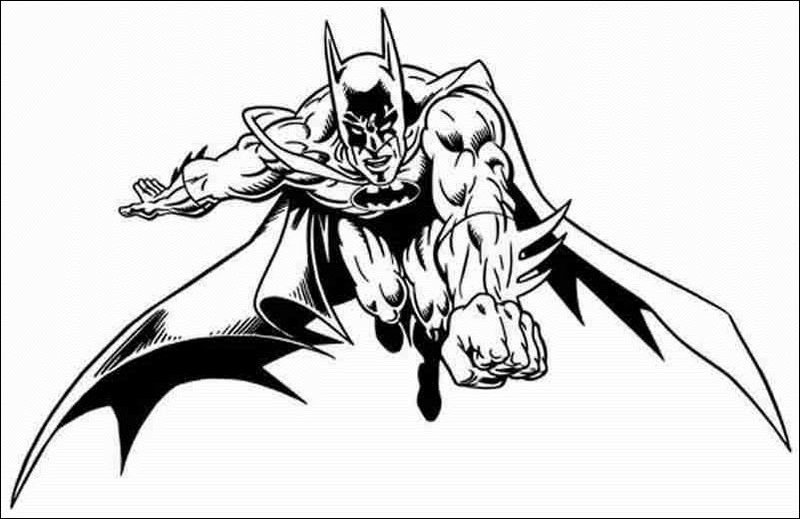 Disegno da colorare: Batman (Supereroe) #77088 - Pagine da Colorare Stampabili Gratuite