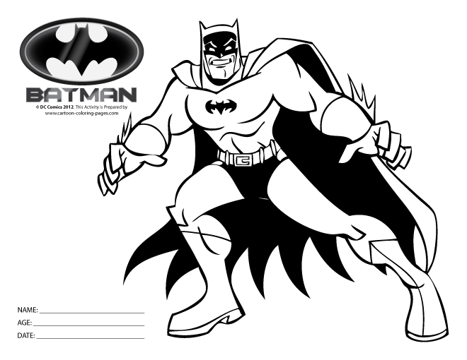 Disegno da colorare: Batman (Supereroe) #77138 - Pagine da Colorare Stampabili Gratuite