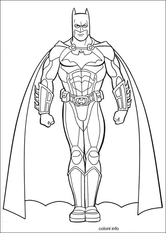 Disegno da colorare: Batman (Supereroe) #77156 - Pagine da Colorare Stampabili Gratuite