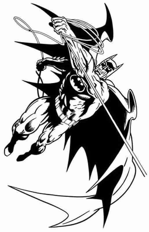 Disegno da colorare: Batman (Supereroe) #77180 - Pagine da Colorare Stampabili Gratuite