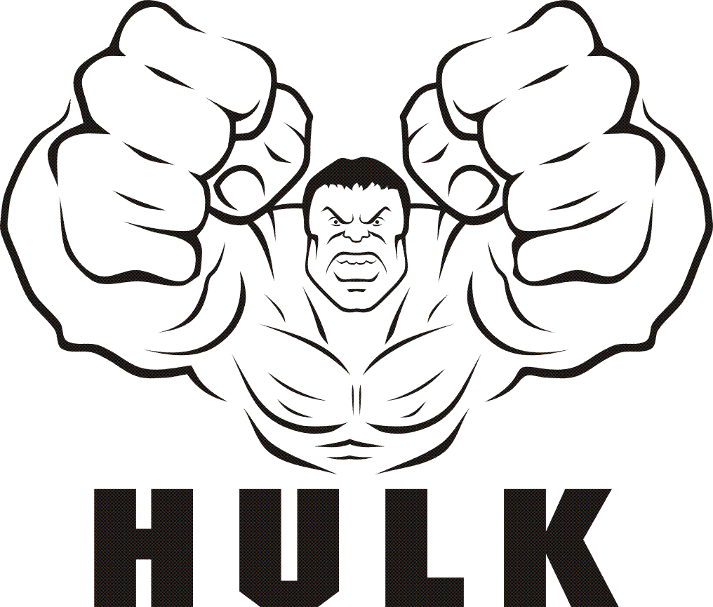 Disegno da colorare: Hulk (Supereroe) #79052 - Pagine da Colorare Stampabili Gratuite