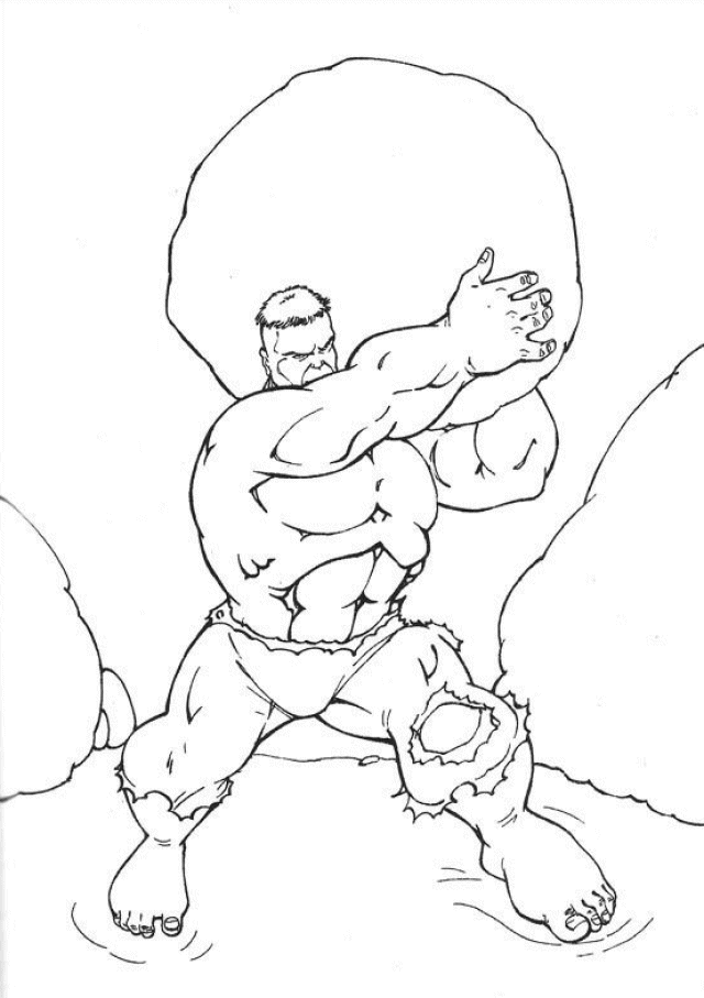 Disegno da colorare: Hulk (Supereroe) #79076 - Pagine da Colorare Stampabili Gratuite