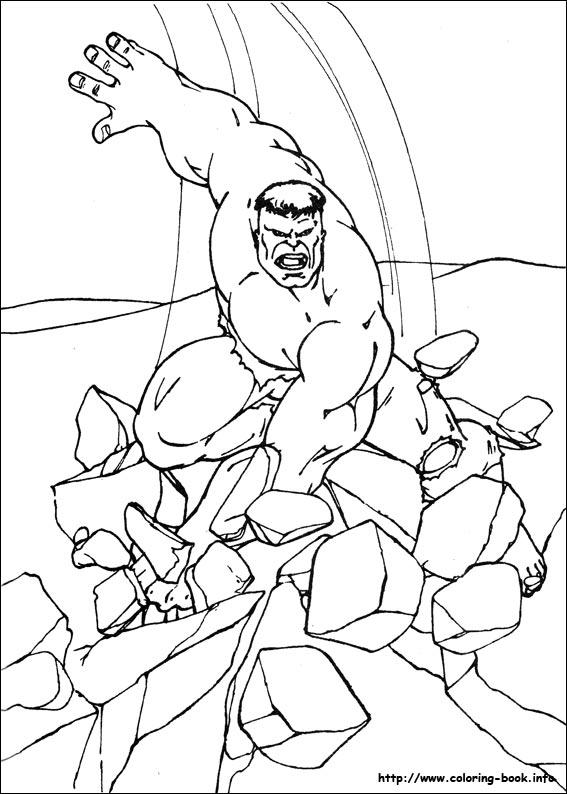 Disegno da colorare: Hulk (Supereroe) #79094 - Pagine da Colorare Stampabili Gratuite