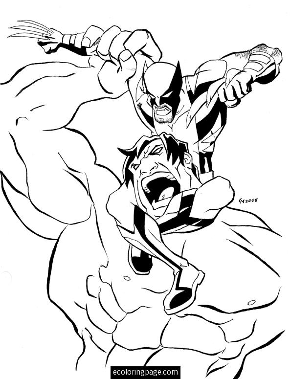 Disegno da colorare: Hulk (Supereroe) #79113 - Pagine da Colorare Stampabili Gratuite