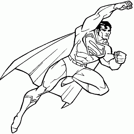Disegno da colorare: I supereroi della DC Comics (Supereroe) #80114 - Pagine da Colorare Stampabili Gratuite