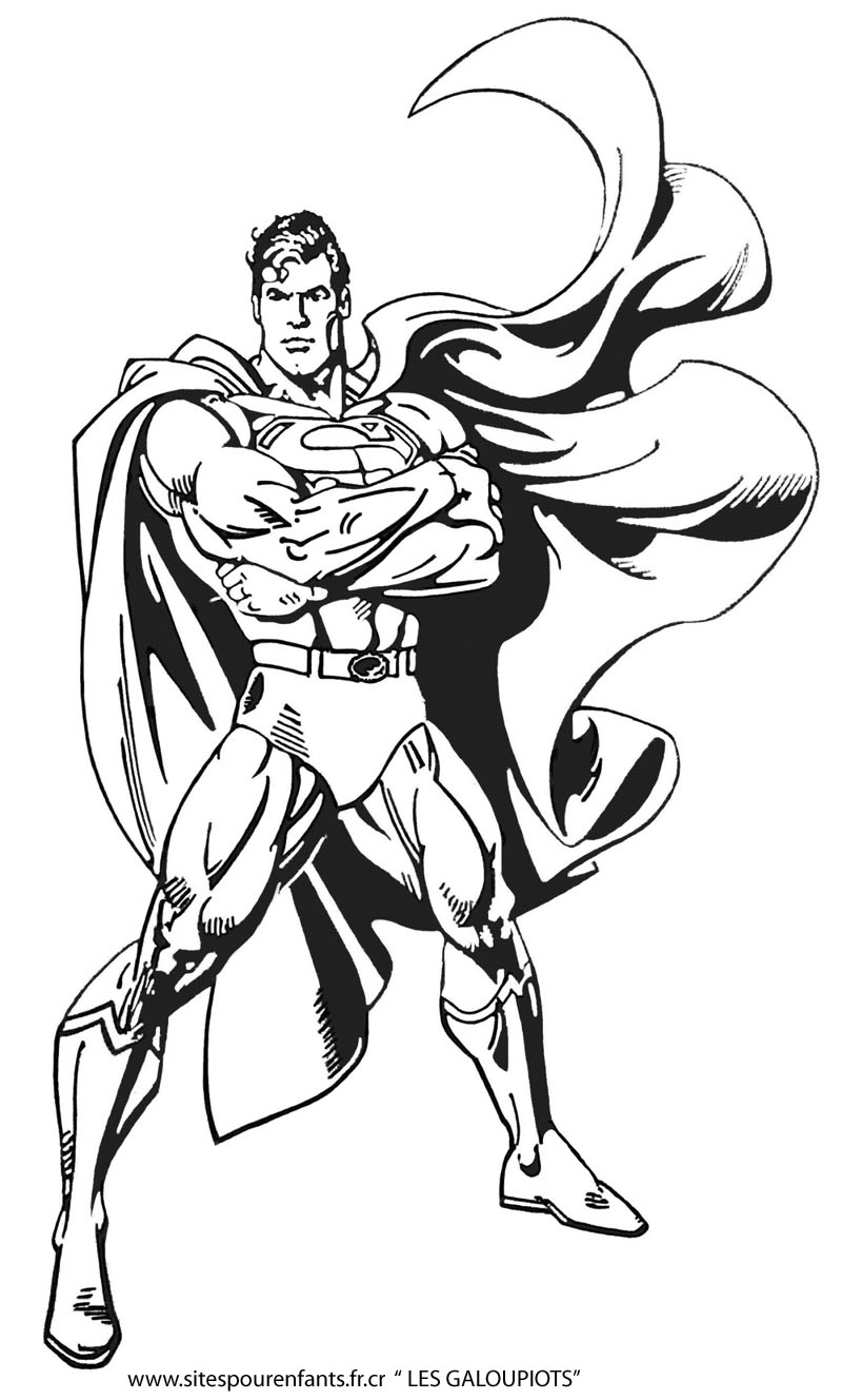Disegno da colorare: I supereroi della DC Comics (Supereroe) #80115 - Pagine da Colorare Stampabili Gratuite