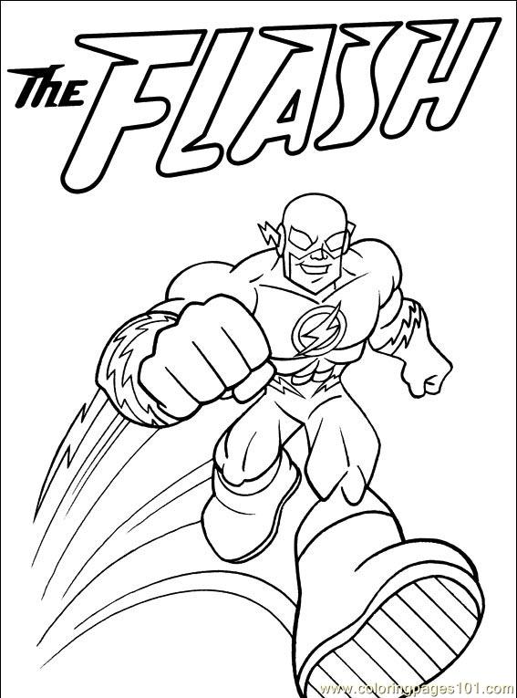 Disegno da colorare: I supereroi della DC Comics (Supereroe) #80116 - Pagine da Colorare Stampabili Gratuite