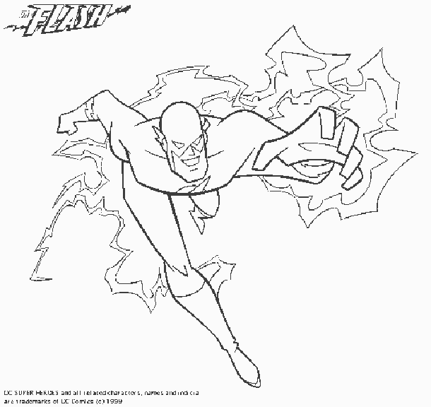 Disegno da colorare: I supereroi della DC Comics (Supereroe) #80125 - Pagine da Colorare Stampabili Gratuite