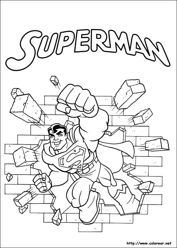 Disegno da colorare: I supereroi della DC Comics (Supereroe) #80151 - Pagine da Colorare Stampabili Gratuite