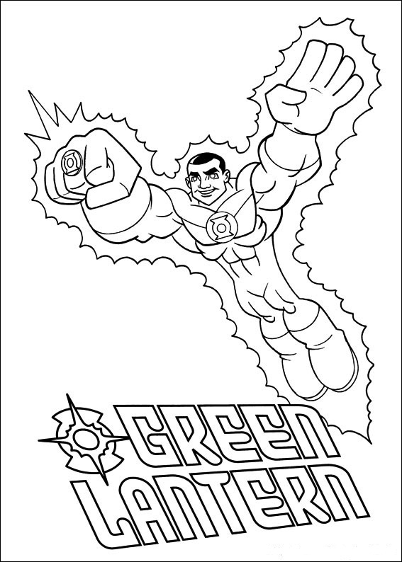 Disegno da colorare: I supereroi della DC Comics (Supereroe) #80197 - Pagine da Colorare Stampabili Gratuite