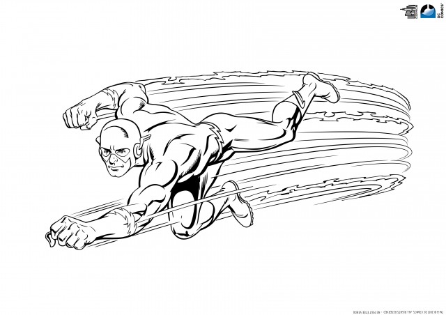 Disegno da colorare: I supereroi della DC Comics (Supereroe) #80203 - Pagine da Colorare Stampabili Gratuite