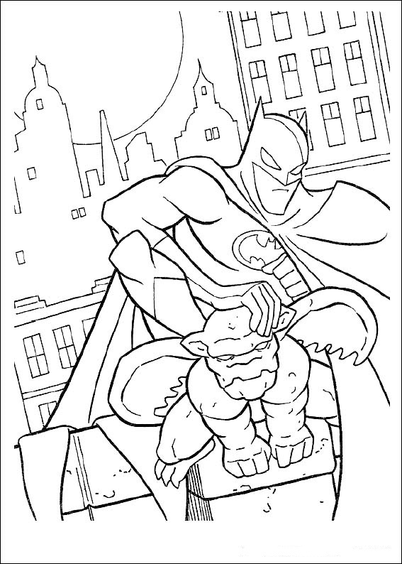 Disegno da colorare: I supereroi della DC Comics (Supereroe) #80207 - Pagine da Colorare Stampabili Gratuite