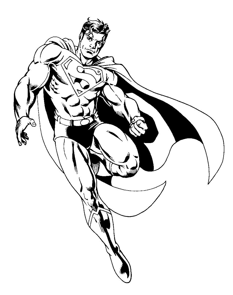 Disegno da colorare: I supereroi della DC Comics (Supereroe) #80221 - Pagine da Colorare Stampabili Gratuite