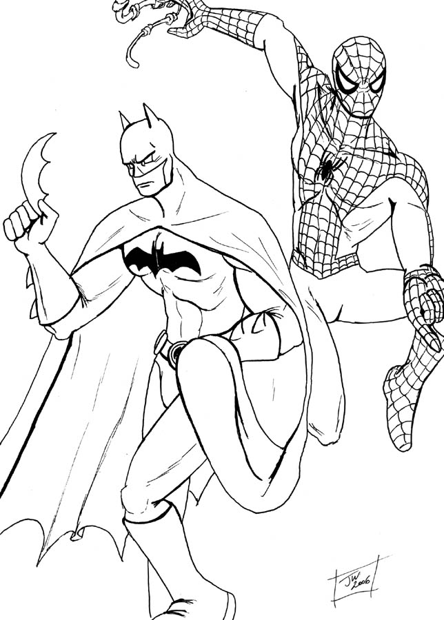Disegno da colorare: I supereroi della DC Comics (Supereroe) #80247 - Pagine da Colorare Stampabili Gratuite