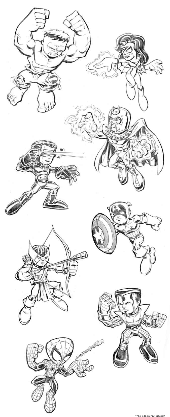 Disegno da colorare: I supereroi della DC Comics (Supereroe) #80255 - Pagine da Colorare Stampabili Gratuite