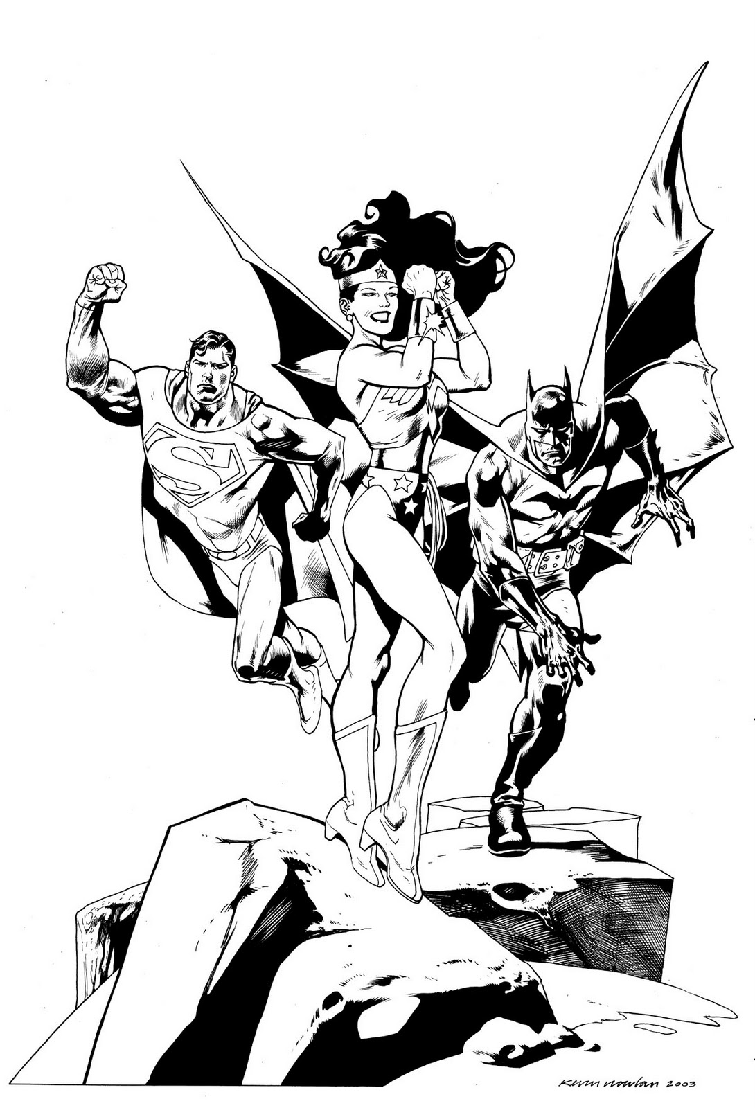 Disegno da colorare: I supereroi della DC Comics (Supereroe) #80257 - Pagine da Colorare Stampabili Gratuite